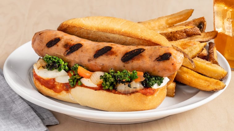 grilled sausage tuscan sandwich